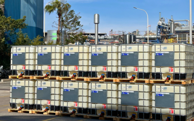 Cromogenia UNITS impulsa la economía circular con la implementación de contenedores industriales reciclados en sus plantas de Barcelona y Tarragona